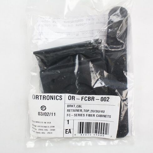 Ortronics OR-FCBR-002 طقم دعامة تثبيت كابل التثبيت العلوي لإدارة الكابلات، تمرير سيمور in Kuwait