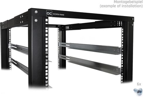 Alphacool ES 19" Rackmount Rails with Support in Saudi Arabia