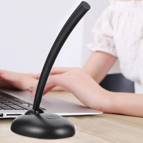 ميكروفون VANZACK USB لسطح المكتب مع قاعدة للكمبيوتر، ميكروفون مؤتمرات منخفض الضوضاء للبث المباشر للألعاب والدردشة الصوتية، سهل التوصيل والتشغيل، تصميم مدمج وخفيف الوزن in Kuwait