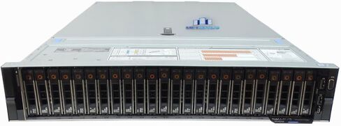 METServers R740xd 24 Bay SFF 2U Server، 2X Intel Xeon Gold 6230 2.1 جيجا هرتز 20C، 256 جيجابايت (4 × 64 جيجابايت) DDR4 RDIMM، H730pm، 4X 1.92 تيرابايت 12 جيجا SAS SSD، 2X 25 جيجا بايت SFP +، مجموعة السكك الحديدية متضمنة (متجددة) in Saudi Arabia