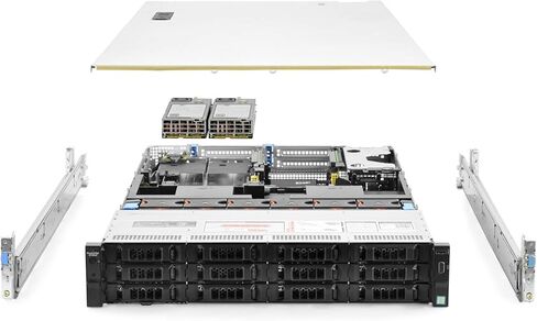 Dell PowerEdge R730xd 12-Bay Server 2X E5-2666v3 2.90Ghz 20-Core و128GB RAM Rails (متجدد) in Saudi Arabia