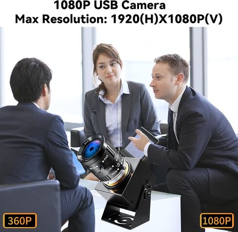 Starvis Ultra Low Light USB Camera 0.0001Lux 1080P H.264 3X 3.6-10mm Manual Zoom Close up Lens, HDR Full Color Night Vision Security Industrial Webcam Plugfor Windows Linux Mac Jetson Nano in Saudi Arabia