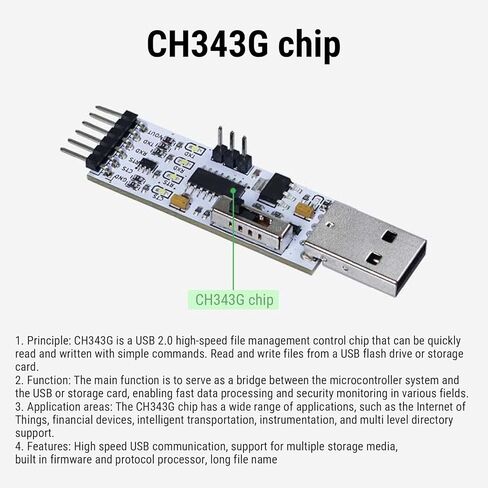 ASHATA USB TTL Module Serial Converter Adapter Module, Serial Adapter, Support 5V 3.3V 2.5V 1.8V TTL Levels, for RX TX CTS RTS DTR in Saudi Arabia