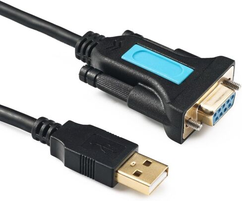 USB to RS232 Adapter USB 2.0 Male to RS232 Female DB9 Serial Converter Cable with PL2303 Chipset for Cashier Register in Saudi Arabia