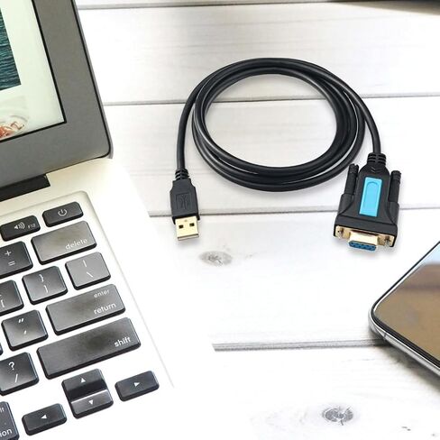 USB to RS232 Adapter USB 2.0 Male to RS232 Female DB9 Serial Converter Cable with PL2303 Chipset for Cashier Register in Saudi Arabia