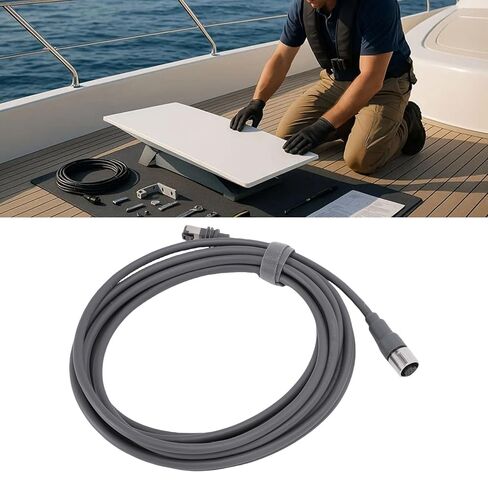 WALFRONT 50M 164FT Antenna Extension Cable IP68 Water Proof Satellite Cable Extension Connectors Replacement for Gen 3 High Performance in Saudi Arabia