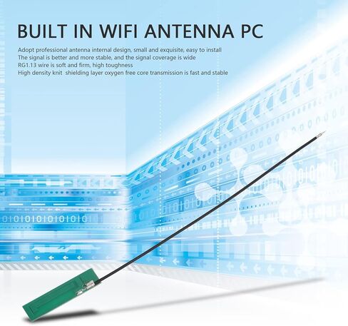 هوائي WiFi هوائي PCB مدمج هوائي WiFi PC 10 قطع معزز إشارة عالي الأداء مع واجهة IPEX RG1 13 سلك للمنازل الذكية مراقبة لاسلكية نقل مستقر in Saudi Arabia