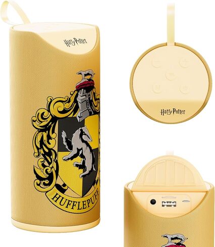 Harry Potter Gryffindor Wireless Bluetooth Speaker, IPX4 Water Resistant, 3 Hr Playtime, FM Radio + SD Slot, Officially Licensed | Harry Potter Gifts for Women, Men, Kids & All Fans of Gryffindor in Kuwait