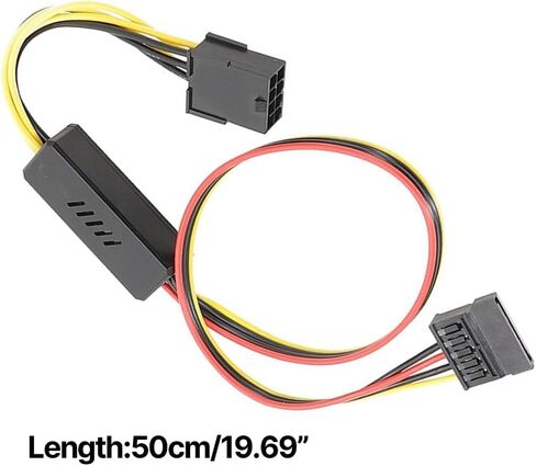 Graphics Card 8PIN to Sata Power Supply Adapter Cable With Voltage Reduction And Stabilization Converter Board in Saudi Arabia