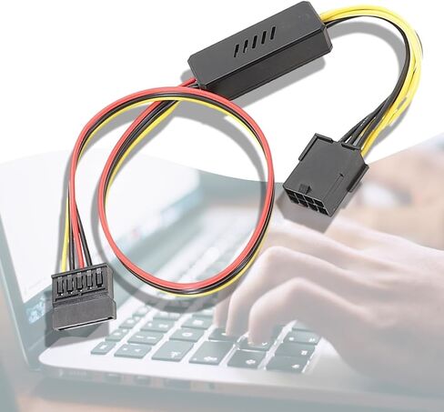 Graphics Card 8PIN to Sata Power Supply Adapter Cable With Voltage Reduction And Stabilization Converter Board in Saudi Arabia