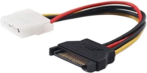 4Pin to 15pin SATA Power Socket Cable For VCR IP Camera Hard Disk Power 18CM in Saudi Arabia