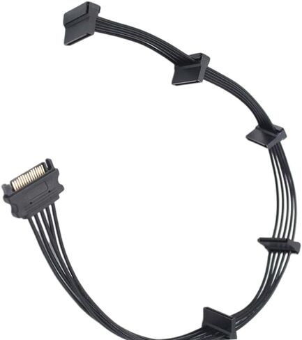 IDE إلى SATA إضافات كابل مقسمات الطاقة منفذ Sata 20 سم + 10 سم + 10 سم + 10 سم + 10 سم in Saudi Arabia