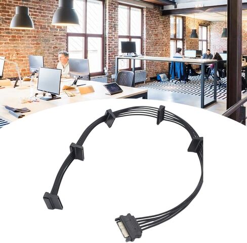 IDE إلى SATA إضافات كابل مقسمات الطاقة منفذ Sata 20 سم + 10 سم + 10 سم + 10 سم + 10 سم in Saudi Arabia