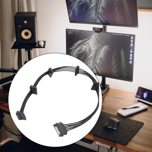 IDE إلى SATA إضافات كابل مقسمات الطاقة منفذ Sata 20 سم + 10 سم + 10 سم + 10 سم + 10 سم in Saudi Arabia