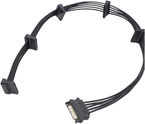 IDE إلى SATA إضافات كابل مقسمات الطاقة منفذ Sata 20 سم + 10 سم + 10 سم + 10 سم + 10 سم in Saudi Arabia
