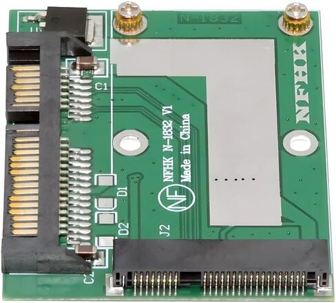 NFHK Low Profile 50Pin mSATA 3050 SSD 5x3cm to 2.5" SATA 3.0 22Pin Disk Adapter 6Gbps PCBA in Saudi Arabia