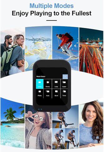 كاميرا عمل واي فاي 5K HD، كاميرات تسجيل فيديو محمولة مع 1.69 بوصة، عدسة دوارة 270 درجة، مقاومة للاهتزاز، كاميرا فيديو مقاومة للماء للرياضة والسفر in Kuwait