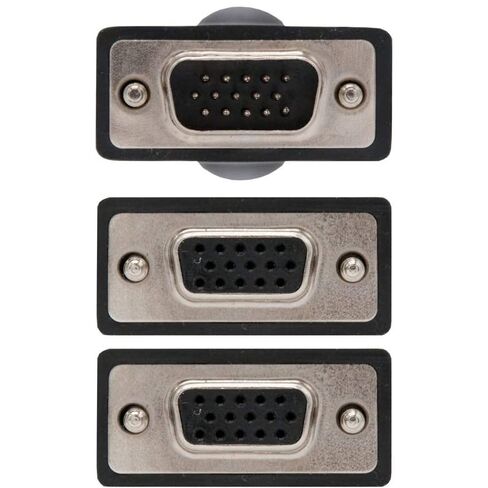 Levitantes Splitter Cable svga hdb15 to Duplicate Output Signal, Cable M-2XHDB15 H Black 45 CM in Saudi Arabia