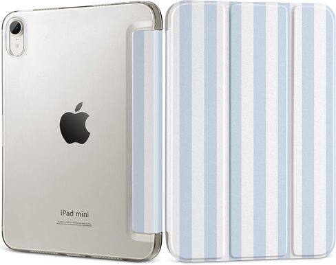 DONGKE for iPad mini 7 (A17 Pro) 2024 & iPad mini 6 2021 8.3 Inch, Slim Foldable Stand Hard PC Translucent Back Shell Smart Cover for iPad mini 7th/6th Generation [Auto Wake/Sleep] - Chessboard in Saudi Arabia