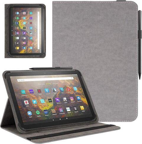 Universal 11 12 Inch Android Tablet Case,Multi-Angle Viewing Stand Stylus Holder Cover for 11"-12" Touchscreen Tablet,Black in Saudi Arabia