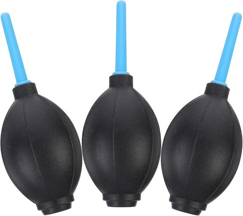 3pcs Air Blower Dust for Camera Lens Sensor and Filters, Portable Mini Compressed Air Pump for DSLR Photography and Electronics Cleaning in Kuwait