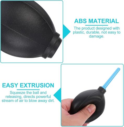 3pcs Air Blower Dust for Camera Lens Sensor and Filters, Portable Mini Compressed Air Pump for DSLR Photography and Electronics Cleaning in Kuwait
