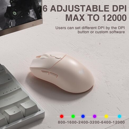 AULA F108 PRO Wireless Mechanical Keyboard with Screen & Knob SC580 Tri-Mode Gaming Mouse in Saudi Arabia