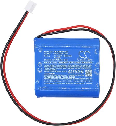 VI VINTRONS Battery for Xiaomi Mijia WXCDJ01SWDK, INR14430-3S1P, in Saudi Arabia