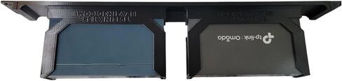 Network Rack Mount, 19 inch 1U, for TP-Link ER605 V2 VPN Router and TP-Link TL-SG108PE 8-Port Gigabit Easy Smart Switch 158MM (Black) in Saudi Arabia