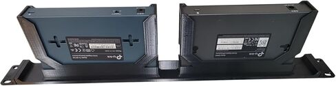 Network Rack Mount, 19 inch 1U, for TP-Link ER605 V2 VPN Router and TP-Link TL-SG108PE 8-Port Gigabit Easy Smart Switch 158MM (Black) in Saudi Arabia