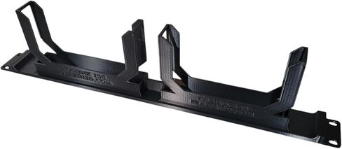 Network Rack Mount, 19 inch 1U, for TP-Link ER605 V2 VPN Router and TP-Link TL-SG108PE 8-Port Gigabit Easy Smart Switch 158MM (Black) in Saudi Arabia