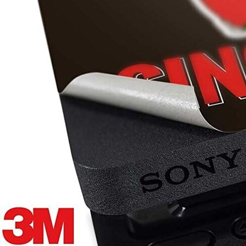 ملصق Skinit المخصص للألعاب متوافق مع PS4 Slim Bundle - تصميم خوذة NFL Cleveland Browns مرخص رسميًا in Saudi Arabia