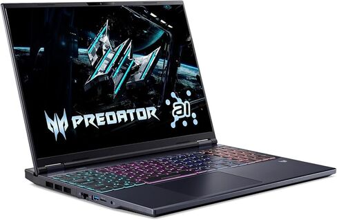 acer Predator Helios Neo 16" AI Gaming Laptop, Intel Core Ultra 9 275HX, NVIDIA GeForce RTX 5070 Ti (Up to 992 AI Tops), 2560×1600 240Hz, 32GB DDR5 2TB SSD, Windows 11, w/Mouse pad in Saudi Arabia