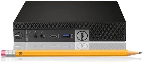 كمبيوتر مكتبي صغير Dell OptiPlex 7050، Intel Core i7-6700، ذاكرة وصول عشوائي 8 جيجابايت، 256 جيجابايت SSD، لوحة مفاتيح وماوس، Windows 11 Pro (متجدد) in Kuwait