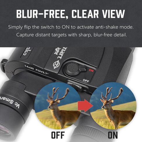 Kenko Image stabilized Binoculars Vc Smart 14x30 Light, Roof Prism, Continuous Use 28 Hours, for Outdoor, Hunting, 017418 in Saudi Arabia