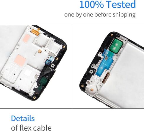 Incell Screen Replacement for Samsung Galaxy A16 4G A165 SM-A165F SM-A165F/DS SM-A165M 6.6" LCD Display Touch Digitizer Glass Assembly - Black with Frame - NO Fingerprint (Not for A16 5G) in Saudi Arabia