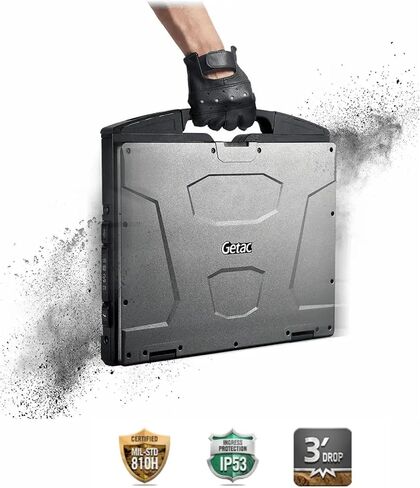 كمبيوتر محمول Getac S410 G5 شبه متين، Intel Core i5-13th Gen، شاشة 14 بوصة FHD قابلة للقراءة في ضوء الشمس، بدون لمس، كاميرا ويب، ذاكرة وصول عشوائي 16 جيجابايت، 256 جيجابايت SSD، Windows 11 Pro in Kuwait