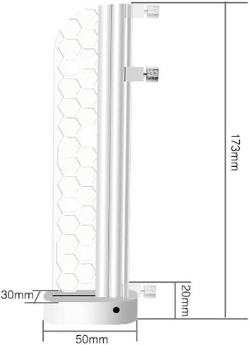 PANO-MOUNTS 5V 3-Pin ARGB Addressable RGB GPU Support Bracket Silver - Sliding Adjustable Height Magnetic Base with Acrylic for Graphics and Video Cards in Saudi Arabia