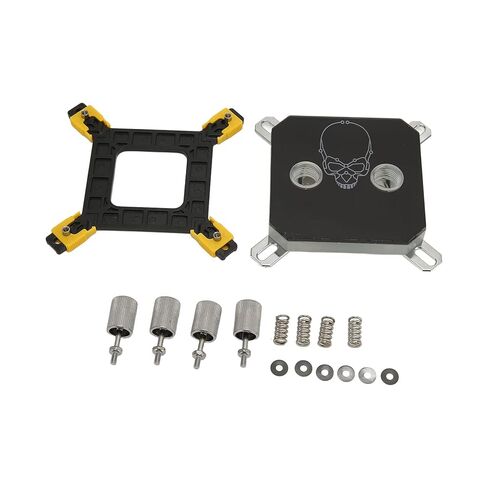 CPU Water Block, G1/4 Thread CPU Cooling Block for Computer, Copper Acrylic Electroplating Accurate Hole Positions CPU Water Cooling Block Computer Accessories in Saudi Arabia