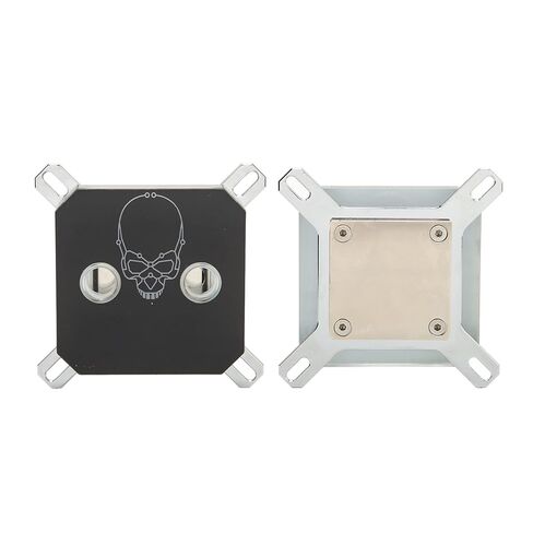 CPU Water Block, G1/4 Thread CPU Cooling Block for Computer, Copper Acrylic Electroplating Accurate Hole Positions CPU Water Cooling Block Computer Accessories in Saudi Arabia