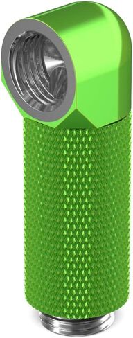 PrimoChill ذكر إلى أنثى G 1/4in. تركيب مرفق تمديد دوار SX 90 درجة 35 مم - أبيض سماوي in Saudi Arabia