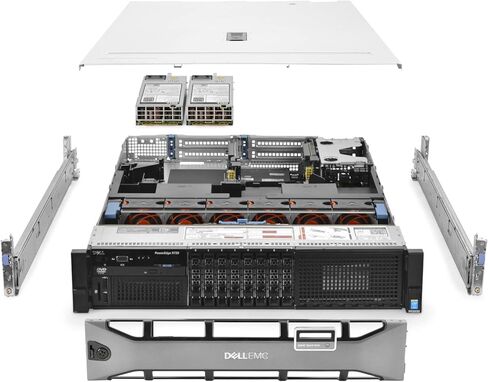 Dell PowerEdge R730 Server 2X E5-2667v4 3.20Ghz 16-Core 256GB HBA330 8X Caddies (Renewed) in Saudi Arabia