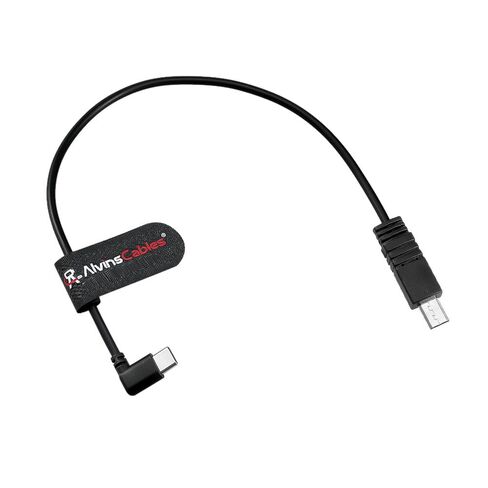 Alvin's Cables Multi-USB to USB-C Control Cable for DJI SC2| RS2| RS3| SC| RS3 Mini, Right Angle Type-C to Multi USB Run Stop Cable for Sony A6300 A6400 A7M3 A7M4 A7R3 A7R4 A7S3 A6500 in Saudi Arabia