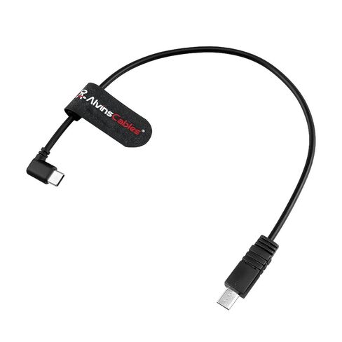 Alvin's Cables Multi-USB to USB-C Control Cable for DJI SC2| RS2| RS3| SC| RS3 Mini, Right Angle Type-C to Multi USB Run Stop Cable for Sony A6300 A6400 A7M3 A7M4 A7R3 A7R4 A7S3 A6500 in Saudi Arabia