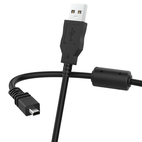 كابل USB UC-E6 متوافق مع كاميرا نيكون الرقمية D3200 D3300 D3400 D750 D5100 D5300 D7100 D7200، Coolpix B500 L340 L22 A10 P520 S3500 S3700 S6300 S6500 والمزيد (2 متر) in Kuwait