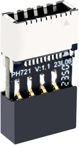 Mainboard USB2.0 9Pin to Type-E 20Pin Connector Converter USB3.2 Type-E Header Adapter in Saudi Arabia