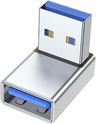 موصل USB 3.0 ذكر إلى أنثى محول USB 3.0 رأس 90 درجة لأعلى موصل منفذ الكمبيوتر المحمول والكمبيوتر المحمول in Saudi Arabia