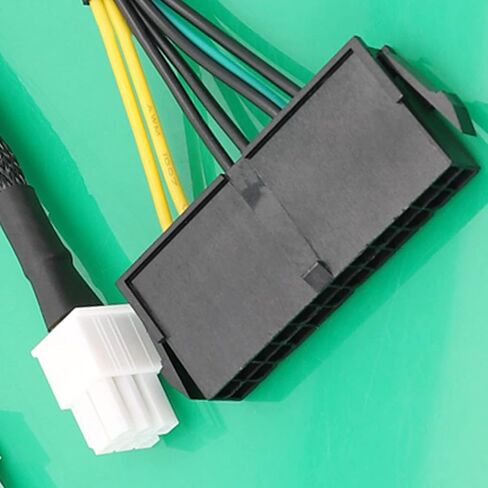 24 Pin to Motherboards 6Pin for 6Pin Mainboard Power Supply Cable Female to Male Converter Cord Wire in Saudi Arabia