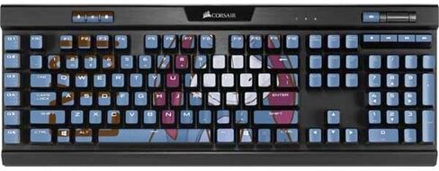 ملصق سكينيت غلاف آخر متوافق مع لوحة مفاتيح الألعاب الميكانيكية البلاتينية K95 RGB - تصميم بورتريه مرخص رسميًا من ديزني ويني ذا بوه إيور in Kuwait