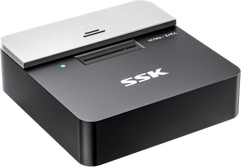 قاعدة توصيل SSK M.2 NVME وSATA SSD بسرعة 10 جيجابت في الثانية USB3.2 بفتحة واحدة in Saudi Arabia